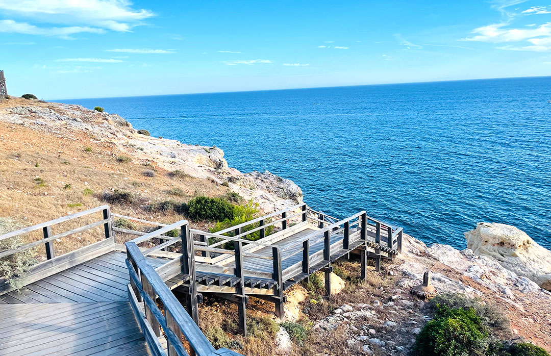 Carvoeiro boardwalk in The Algarve | Simpson Travel